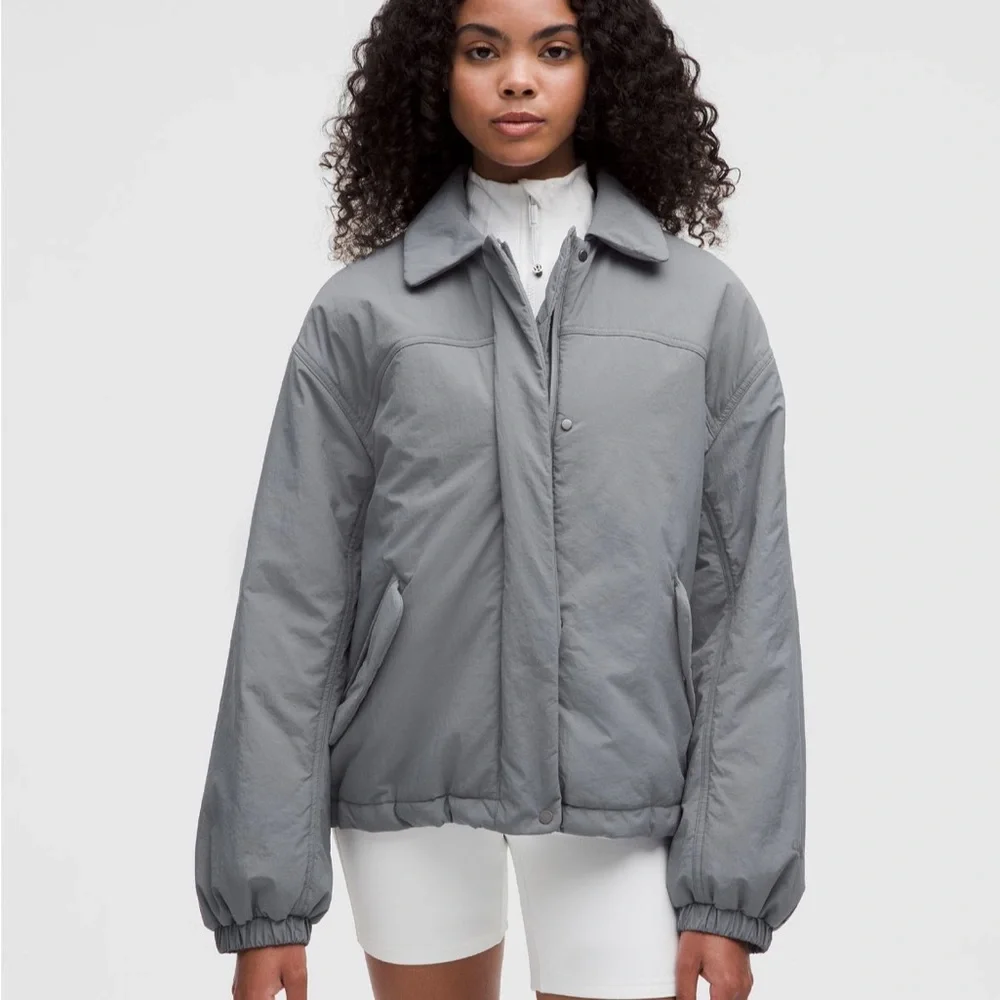 Lululemon Water Resistant Gray Women's Jacket - Picture 1 of 13